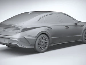 Hyundai Sonata 2024 3D Model
