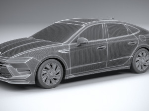 Hyundai Sonata 2024 Modèle 3D