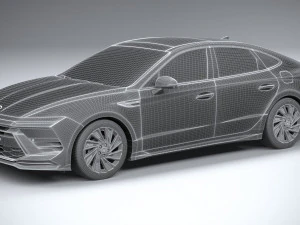 Hyundai Sonata 2024 3D Model