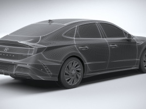 Hyundai Sonata 2024 Modèle 3D