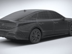 Hyundai Sonata 2024 Modèle 3D