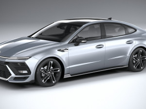 Hyundai Sonata N-Line 2024 Model 3D