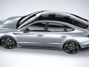 Hyundai Sonata N-Line 2024 3D Модель