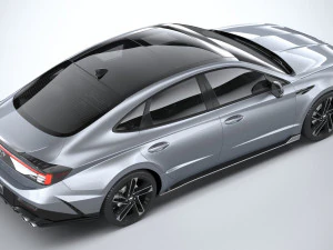 Hyundai Sonata N-Line 2024 3D Model