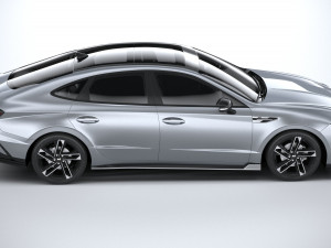 Hyundai Sonata N-Line 2024 3D Модель