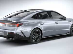 Hyundai Sonata N-Line 2024 3D Model