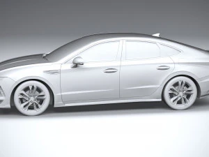 Hyundai Sonata N-Line 2024 3D Model