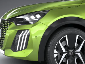 Peugeot 208 2024 3D Model