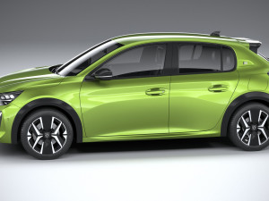 Peugeot 208 2024 Model 3D