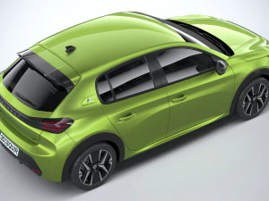 Peugeot 208 2024 3D Model