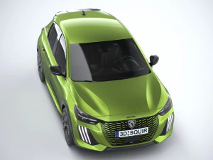 Peugeot 208 2024 3D Model