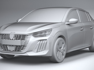 Peugeot 208 2024 Model 3D