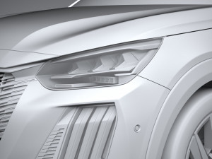 Peugeot 208 2024 Model 3D