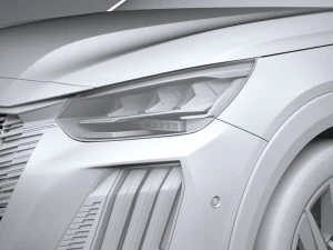 Peugeot 208 2024 3D Model