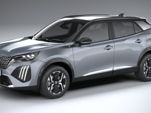 Peugeot E-2008 2024 3D Model