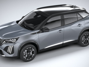 Peugeot E-2008 2024 3D Model