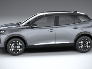 Peugeot E-2008 2024 3D Model