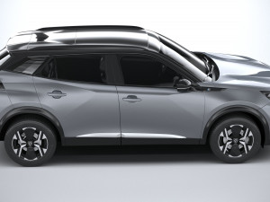 Peugeot E-2008 2024 3D Model