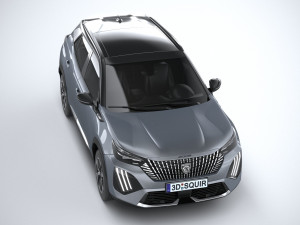 Peugeot E-2008 2024 3D Model