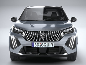 Peugeot E-2008 2024 3D Model