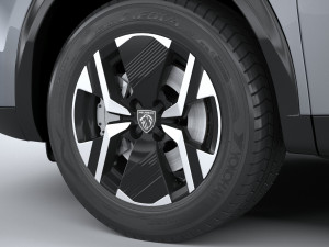 Peugeot E-2008 2024 3D Model