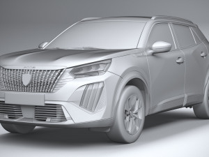 Peugeot E-2008 2024 3D Model