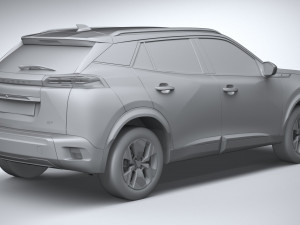 Peugeot E-2008 2024 3D Model