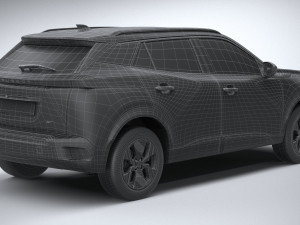 Peugeot E-2008 2024 3D Model