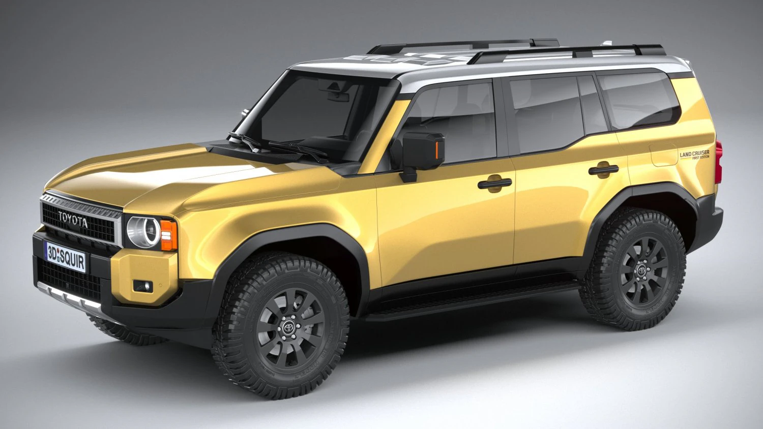 Toyota Land Cruiser 250 2025 3D Model .c4d .max .obj .3ds .fbx .stl .blend 