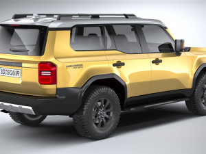 Toyota Land Cruiser 250 2025 3D Model
