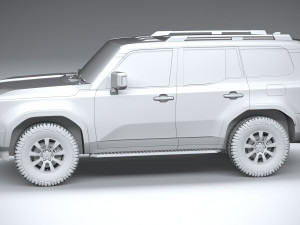Toyota Land Cruiser 250 2025 3D Model