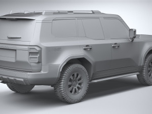 Toyota Land Cruiser 250 2025 3D Model