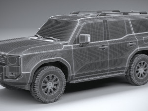 Toyota Land Cruiser 250 2025 3D Model