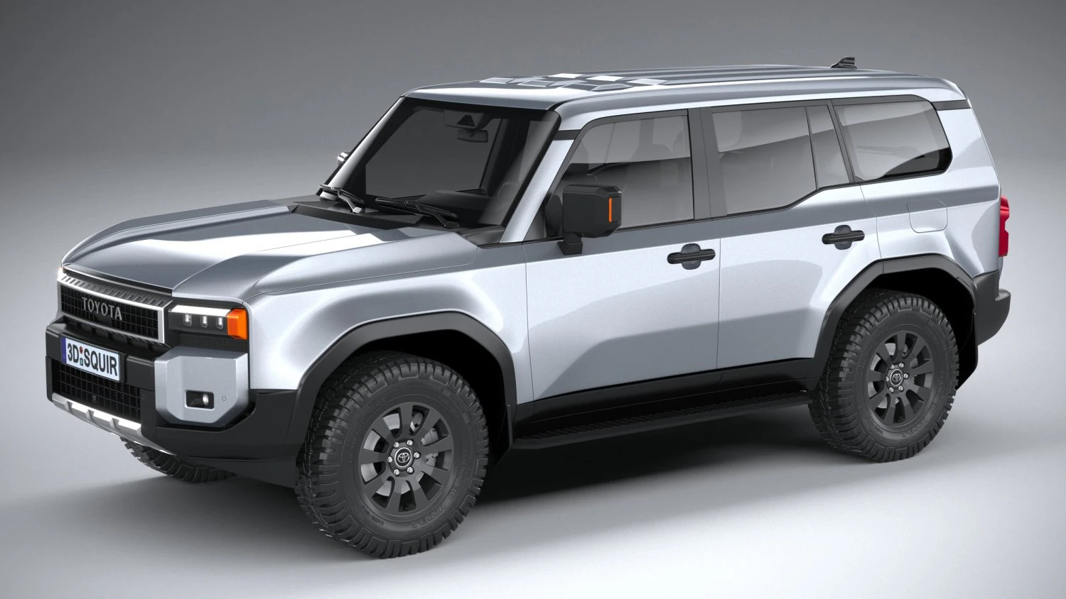 Toyota Land Cruiser 250 basic 2025 3D Model .c4d .max .obj .3ds .fbx .stl .blend