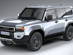 Toyota Land Cruiser 250 basic 2025 Model 3D