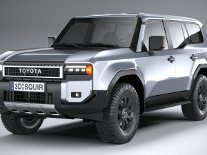 Toyota Land Cruiser 250 basic 2025 Model 3D