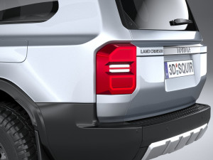 Toyota Land Cruiser 250 basic 2025 Model 3D