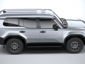 Toyota Land Cruiser 250 basic 2025 Model 3D