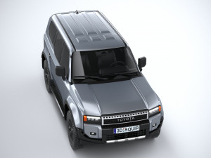 Toyota Land Cruiser 250 basic 2025 Model 3D
