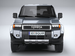 Toyota Land Cruiser 250 basic 2025 Model 3D