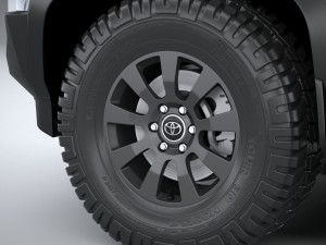 Toyota Land Cruiser 250 basic 2025 Model 3D
