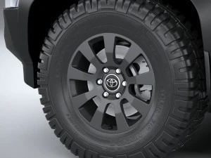 Toyota Land Cruiser 250 basic 2025 3D Model