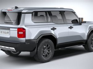 Toyota Land Cruiser 250 basic 2025 Model 3D