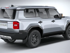 Toyota Land Cruiser 250 basic 2025 3D Model