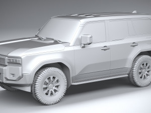 Toyota Land Cruiser 250 basic 2025 Model 3D