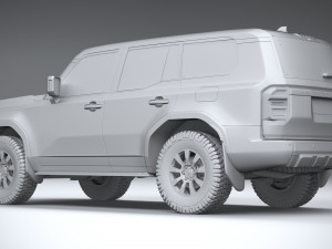 Toyota Land Cruiser 250 basic 2025 Model 3D