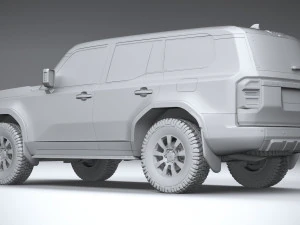 Toyota Land Cruiser 250 basic 2025 3D Model