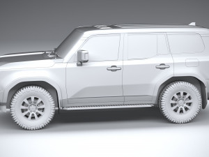Toyota Land Cruiser 250 basic 2025 Model 3D