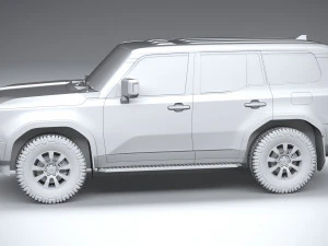 Toyota Land Cruiser 250 basic 2025 3D Model