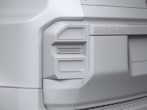 Toyota Land Cruiser 250 basic 2025 Model 3D